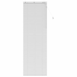 vidaXL Venezianische Jalousie Wei&szlig; 90 x 250 cm 35 mm