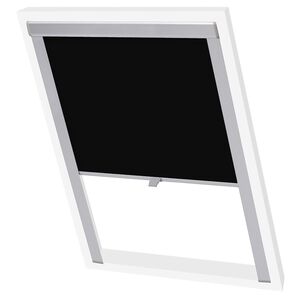 vidaXL Verdunkelungsrollo Schwarz S06/606 GGL und GGU