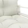 vidaXL Garten-Palettensofa mit Kissen in Beige Holz