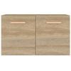 vidaXL Wandschrank Sonoma-Eiche 60x36,5x35 cm Holzwerkstoff