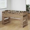 vidaXL Fu&szlig;balltisch Artisan-Eiche 146,5 x 74 x 85 cm Holzwerkstoff