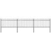 vidaXL Gartenzaun | Stahl | Stabil | Rechteckig | Modern