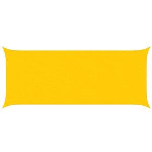 vidaXL Sonnensegel Gelb 6 x 2,5 m 100 % Polyester Oxford