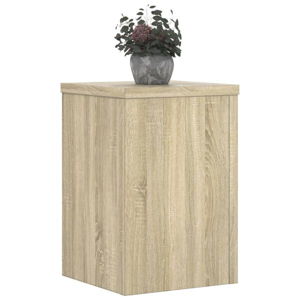 vidaXL Pflanzenst&auml;nder 2 Stk. Sonoma-Eiche 25x25x35 cm Holzwerkstoff