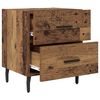 vidaXL Nachttisch 2 pcs Altholz 40 x 35 x 47,5 cm Holzwerkstoff