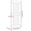 vidaXL T&uuml;r NARVIK Natur 85 x 210 cm Massivkiefer