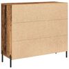vidaXL Sideboard Altholz 90 x 34 x 80 cm Holzwerkstoff