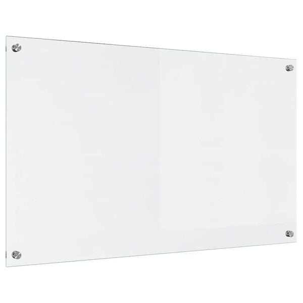 vidaXL Küchenrückwand Transparent 100 x 60 cm Gehärtetes Glas