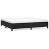 vidaXL Bettgestell ohne Matratze Schwarz 200x200 cm Samt