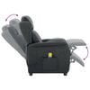 vidaXL Massagesessel Dunkelgrau 93,5 x 67,5 x 101,5 cm Stoff