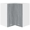 vidaXL Eck-H&auml;ngeschrank Lyon Grau Sonoma 57x57x60 cm Holzwerkstoff
