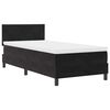 vidaXL Boxspringbett mit Matratze Schwarz 90 x 200 cm Samt