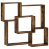 vidaXL Wandregal R&auml;uchereiche 98 x 17 x 91 cm Holzwerkstoff