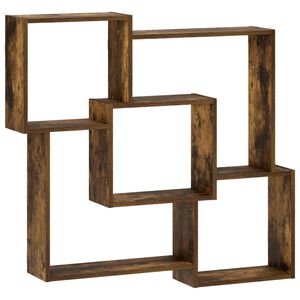 vidaXL Wandregal R&auml;uchereiche 98 x 17 x 91 cm Holzwerkstoff