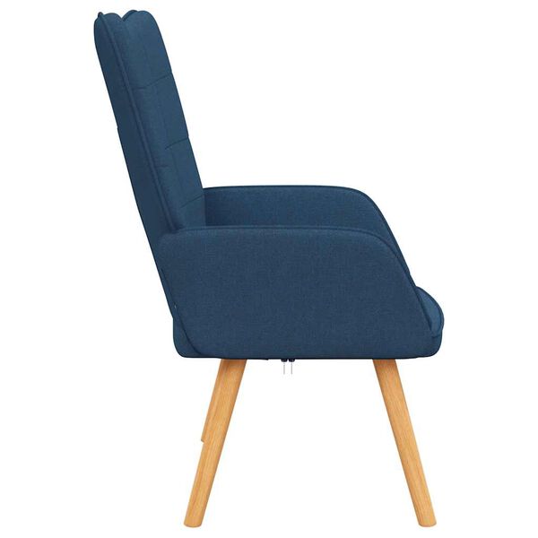 vidaXL Relaxsessel Blau Stoff