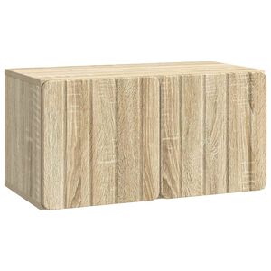 vidaXL Wandmontierter TV-Schrank Sonoma-Eiche 59,5 x 31 x 30 cm