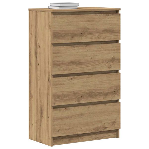 vidaXL Sideboard Artisan-Eiche 60x35x98,5 cm Holzwerkstoff