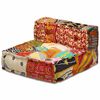 vidaXL 3-Sitzer Modularer Pouf Patchwork Stoff