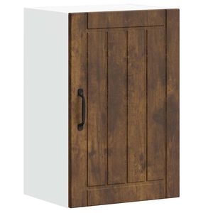vidaXL K&uuml;chen-H&auml;ngeschrank Lucca R&auml;uchereiche Holzwerkstoff