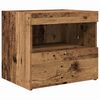 vidaXL Nachttisch 2 pcs Altholz 50 x 40 x 45 cm Holzwerkstoff