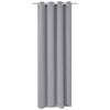 vidaXL Verdunkelungsvorhang mit Metall&ouml;sen 270 x 245 cm Grau