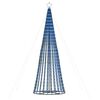vidaXL LED Weihnachtsbaum 688 LEDs Blau 300 cm
