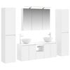 vidaXL Badezimmerm&ouml;bel-Set 6 stk. Wei&szlig; 100 x 14,5 x 70 cm