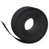 vidaXL Gartenumrandung 25 m 20 cm PE Schwarz