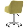 vidaXL Esszimmerstuhl Drehbar Gr&uuml;n Stoff