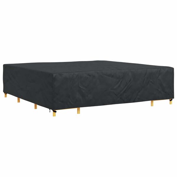 vidaXL M&ouml;belbezug Uni Schwarz 300 x 300 x 70 cm 210D