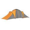 vidaXL Campingzelt 6 Personen Grau und Orange