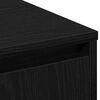 vidaXL LED-Sideboard Schwarz Eichen-Optik 90 x 32 x 75 cm