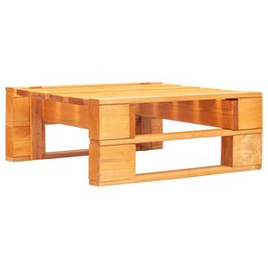 vidaXL Outdoor-Ottomane Paletten Holz Honigbraun