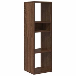 vidaXL B&uuml;cherregal Braun Eichen-Optik 34x31x112 cm Holzwerkstoff