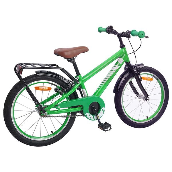 vidaXL Kinderfahrrad 20 Zoll f&uuml;r 6-11 Jahre alt Gr&uuml;n