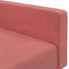 vidaXL Schlafsofa 2-Sitzer Rosa Samt