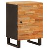 vidaXL Badezimmerschrank Natur 38 x 33 x 58 cm Massivholz Mango