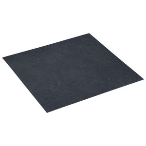 vidaXL Selbstklebende Bodenplanken Schwarz Marmor 30,5 x 30,5 cm