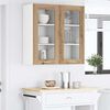 vidaXL H&auml;ngeschrank 2 pcs Artisan-Eiche 40 x 31 x 80 cm Holzwerkstoff