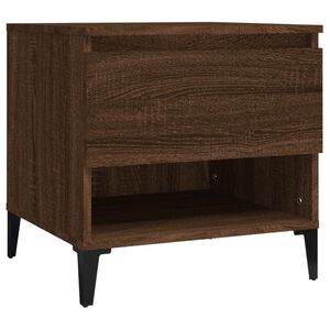 vidaXL Beistelltisch Braun Eichen-Optik 50x46x50 cm Holzwerkstoff