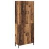 vidaXL Highboard Altholz 69,5 x 34 x 180 cm Holzwerkstoff