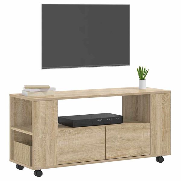 vidaXL TV-Schrank Sonoma-Eiche 102x34,5x43 cm Holzwerkstoff