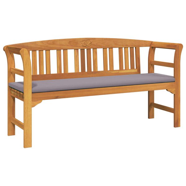 vidaXL Rosenbank Natur 157 x 46 x 82,5 cm Massivholz Akazie