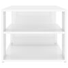 vidaXL Couchtisch Hochglanz-Weiß 100x50x40 cm Holzwerkstoff