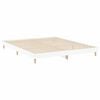 vidaXL Bettgestell Weiß 120x200 cm Holzwerkstoff