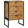 vidaXL Sideboard 50 x 35 x 75 cm Massivholz Akazie