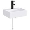 vidaXL Waschbecken f&uuml;rs Badezimmer Matt Schwarz 39 x 30,5 x 12,5 cm