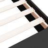 vidaXL Bettgestell Schwarz 140x190 cm Holzwerkstoff