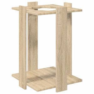 vidaXL Billardqueue-St&auml;nder Holzwerkstoff 42 x 43 x 60 cm Sonoma-Eiche