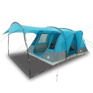 vidaXL Tunnelzelt 5 Personen Blau Wasserdicht
